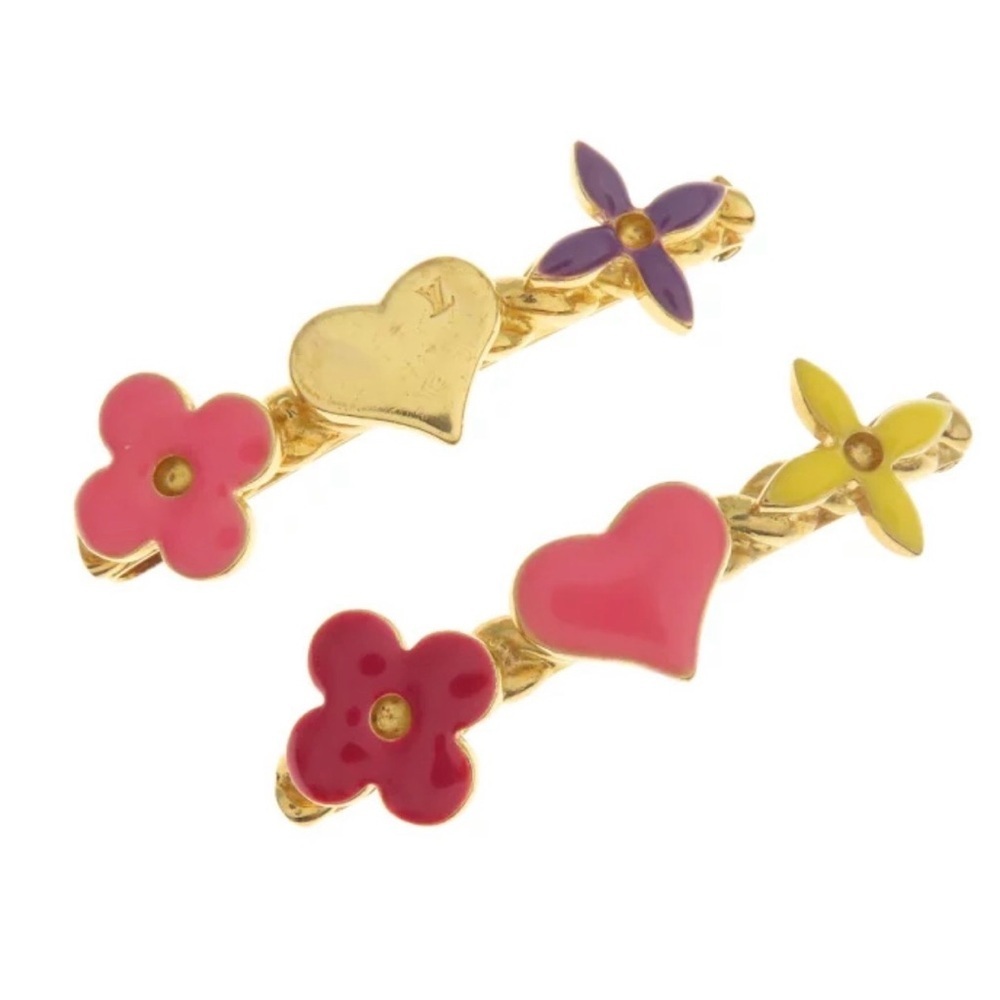 Louis Vuitton Sweet Monogram Hair Clips - Picture 6 of 6